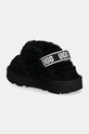 Fete UGG papuci din piele intoarsa pentru copii FUNKETTE 1130395T negru