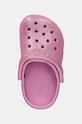 Crocs slapi copii CLASSIC GLITTER CLOG roz 206992.CLASSIC.GLITTER