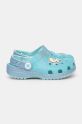 Dječje natikače Crocs CLASSIC FROZEN ELSA CLOG 210237.CLASSIC.FROZEN tirkizna SS25