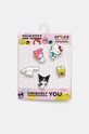 Dječji bedževi za obuću Crocs Hello Kitty 5pck 1 5-pack Likovi iz crtića bijela 10013597.Hello.Kitty.5p