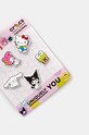 Dječji bedževi za obuću Crocs Hello Kitty 5pck 1 5-pack 10013597.Hello.Kitty.5p bijela AW24