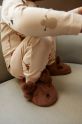 Детски пантофи Liewood Aviaja Reindeer Slippers кафяв LW19884