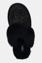 Παιδικές παντόφλες σουέτ UGG COZY II SHIMMER SKY μαύρο 1157672K