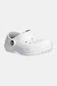 Дитячі шльопанці Crocs CLASSIC LINED CLOG білий 207009.CLASSIC.LINED.CL