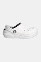 Dječje natikače Crocs CLASSIC LINED CLOG 207009.CLASSIC.LINED.CL bijela AW24