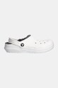 Дитячі шльопанці Crocs CLASSIC LINED CLOG 207010.CLASSIC.LINED.CL білий AW24