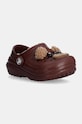 Παιδικές παντόφλες Crocs CLASSIC LINED IAM BROWN BEAR CLOG καφέ 210019.CLASSIC.LINED.IA