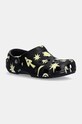 Dětské pantofle Crocs CLASSIC GLOW SPACE CLOG černá 210355.CLASSIC.GLOW.SPA