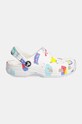 Dječje natikače Crocs CLASSIC DOODLE PRINT CLOG 210356.CLASSIC.DOODLE bijela AW24