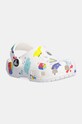 Dětské pantofle Crocs CLASSIC DOODLE PRINT CLOG bílá 210357.CLASSIC.DOODLE