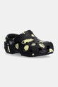Παιδικές παντόφλες Crocs CLASSIC GLOW SPACE CLOG Βρεφικό προϊόν μαύρο 210358.CLASSIC.GLOW.SPA