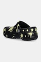 Băieți Crocs slapi copii CLASSIC GLOW SPACE CLOG 210358.CLASSIC.GLOW.SPA negru