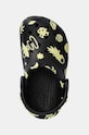 Crocs slapi copii CLASSIC GLOW SPACE CLOG negru 210358.CLASSIC.GLOW.SPA