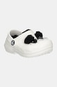 Crocs klapki dziecięce CLASSIC LINED IAM PANDA BEAR CLOG biały 210395.CLASSIC.LINED.IA