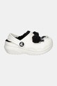 Crocs klapki dziecięce CLASSIC LINED IAM PANDA BEAR CLOG 210395.CLASSIC.LINED.IA biały AW24