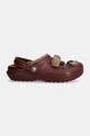 Dětské pantofle Crocs CLASSIC LINED IAM BROWN BEAR CLOG 210399.CLASSIC.LINED.IA hnědá AW24