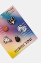 Детски значки за обувки Crocs Basketball Star 5 Pack (5 броя) 10009750.Basketball.Sta черен AW24