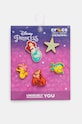 Детски значки за обувки Crocs Princess Ariel 5Pck (5 броя) многоцветен 10013197.Princess.Ariel