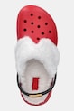 Crocs slapi copii CLASSIC LINED SANTA CLOG rosu 210931.CLASSIC.LINED.SA