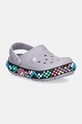Crocs klapki dziecięce CROCBAND COLORFUL LIGHTS CLOG fioletowy 210467.CROCBAND.COLORFU