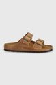 Кожени чехли Birkenstock Arizona 1028272 кафяв AW24