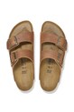 Birkenstock leather sliders Arizona 1028272 brown
