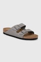 Nubukové pantofle Birkenstock Arizona šedá 1020752