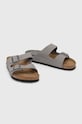 Boty Nubukové pantofle Birkenstock Arizona 1020752 šedá
