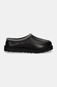 UGG papuci din piele Tasman Lthr Regen 1163890.BLK negru AW24