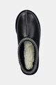UGG papuci din piele Tasman Lthr Regen negru 1163890.BLK