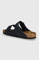 Încălțăminte Birkenstock papuci din nubuc Arizona 1028095 bleumarin