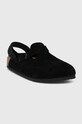 Birkenstock suede sliders Tokio 1028337 black AW24