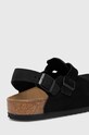 Shoes Birkenstock suede sliders Tokio 1028337 black