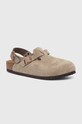 Semišové šľapky Birkenstock Tokio 1028287 béžová AW24