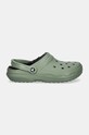 Шлепанцы Crocs Classic Lined Clog 203591.3WP зелёный AW24