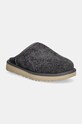 Замшевые тапочки UGG Classic Slip-On Shaggy Suede серый 1153104.DGRY