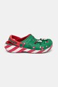 Crocs kapcie Classic Mickey Xmas Lined Clog 210813.90H zielony AW24