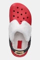 Crocs papuci de casa Classic Lined Santa Clog rosu 210933.6WE