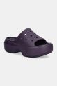 Crocs klapki Stomp Slide pozostałe fioletowy 209346.5AS