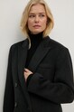 Παλτό από μείγμα μαλλιού Bruuns Bazaar FuzzyBBAbellas jacket BBW4098 μαύρο