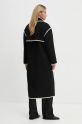 Abbigliamento Bruuns Bazaar cappotto in lana VioletBBAbulas coat BBW4143 nero