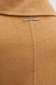 Вовняне пальто Calvin Klein K20K207089 коричневий