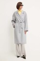Vlněný kabát Calvin Klein K20K207089 šedá AW24
