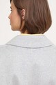 Vlněný kabát Calvin Klein K20K207089 šedá