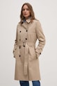 Trench kabát Tommy Hilfiger WW0WW42133 béžová SS25