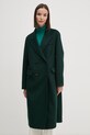 Tommy Hilfiger płaszcz wełniany WW0WW42621 zielony AW24