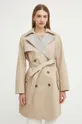 Βαμβακερό παλτό BOSS Γυναικεία