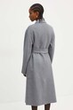Oblečenie Vlnený kabát BOSS 50521160 sivá