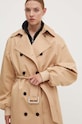HUGO płaszcz bawełniany beżowy 50528968