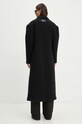 Îmbrăcăminte MSGM palton de lana 3741MDC05.247618 negru